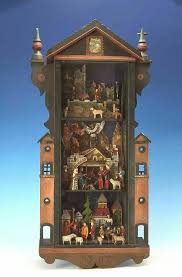 Christmas Erzgebirge Region Weihnachtsschrein Repinned By Www Mygrowingtraditions Com Antique Christmas German Christmas Decorations Shadow Boxes