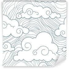 Black And White Kimono Clipart Seamless Porcelain Indigo Blue And White Vintage Japanese Sashiko Kimono Pattern Vector Wall Mural Pixers We Live To Change Cloud Drawing Clouds Pattern Japanese Patterns