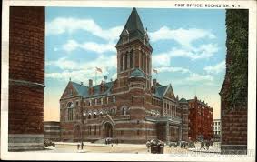 Post Office Rochester Ny Post Office Rochester New York Postcard