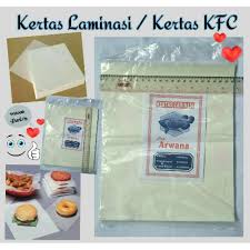 Maybe you would like to learn more about one of these? Kertas Kfc Kertas Bungkus Kertas Minyak Kertas Makanan Shopee Indonesia