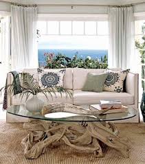 Coastal Nautical Coffee Tables Decor Ideas Shop The Look Cottage Room Driftwood Coffee Table Calm Living Room