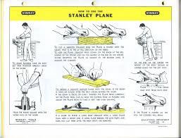 Stanley Handplane Instructions Circa 1968 Used