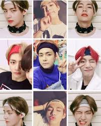V And Headbands Selebritas Laki Laki Tampan Kim