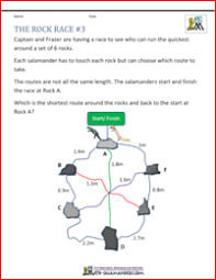 5th Grade Number Problems The Rock Race 3 3rd Grade Math Problems 3rd Grade Math 4th Grade Math Problems