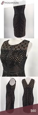 Heartloom Dress Black Lace Sheath Sleeveless Heartloom Anthropologie Dress Black Lace Sheath Sleeveless Fitted Size Med Lace Dress Black Black Lace Black Dress