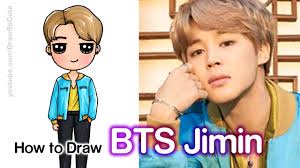 How to draw boruto and sarada How To Draw Jimin Bts Kidztube