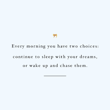 Chase Your Dreams Motivational Fitness And Wellness Quote