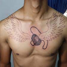 This looks interesting and bright. 101 Best Angel Wings Tattoos Designs