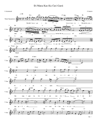 F#m g#7 c#mmungkinkah di syurga. Di Mana Kan Ku Cari Ganti Tenor Sax