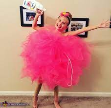 It worked perfect and looks just like a giant loofah. Loofah Girl S Costume No Sew Diy Costumes