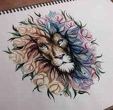 Lion Watercolor Tatts Tattoos Zeichnen Tattoo Zeichnungen Neue Tattoos
