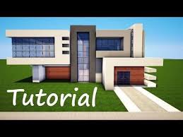 Minecraft How To Build A Modern House Best Mansion 2016 Tutorial How To Make Minecraft Modern Modern Minecraft Houses Minecraft Small Modern House