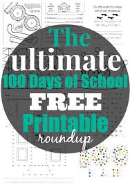 You can choose the m The 25 Best Free 100th Day Of School Printable Activities And Worksheets Classy Mommy