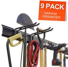 Ultrawall Garage Wall Organizer 9pc Garage Tool Hooks Garden Tool Storage Rack Amazon Com Garage Wall Organizer Garage Tools Garden Tool Storage