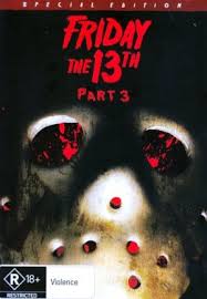 Friday The 13th Part Iii 1982 Movie Dvd Cover Australia Friday The 13th Horror Movie Posters Dvd Covers