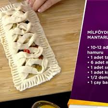 elif korkmazel den milfoyden tavuklu mantarli borek tarifi zahideyetisle zahideyetis elifkorkmazel elifkorkmazel borek tavukluborek food cheese dairy