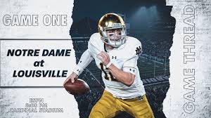 Sporting news will have all the live. Game Thread No 9 Notre Dame At Louisville Irish Sports Daily