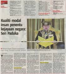 Ketika malaysia mendapatkan kemerdekaan dari pemerintah inggris pada tahun 1957 lalu keberadaan sistem sesultanan ini masih dipertahankan. Portal Rasmi Parlimen Malaysia