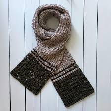 Winter is taking over and it's getting colder from day to day, so you should be fully equipped. Easy Crochet Scarf Pattern For Men Make Me In Hdc Scarf Crochet Pattern By Knotyourselfout