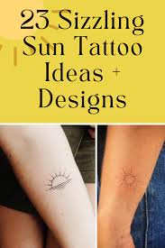 These tattoos come in black and white shade because using too many colors will spoil the overall effect of the tattoo. 23 Sizzling Sun Tattoo Ideas Designs Tattooglee