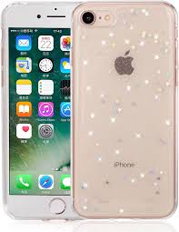 Amazon Com Qltypri Silicone Case For Iphone 7 Plus Shining Bling Star Design Crystal Clear Case Ultra Slim Shockproof Transparent Soft Tpu Protective Cover For Iphone 7 Plus Clear