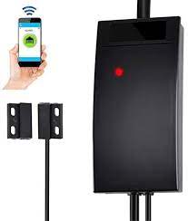 Wifi Smart Garage Door Opener Controller Compatible With Alexa Google Home And Ifttt Wifi Gate Opener Controller Smartphone Smart Life App Remote Control No Hu Smart Garage Door Opener Garage Door