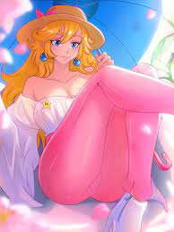 opalis, mario (series), princess peach, princess peach (vacation), 1girl -  Anime R34