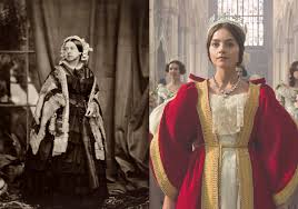 The Real Queen Victoria Vs The One From Victoria On Pbs Pics The sepia and black and white images really show the detail from her beautiful crown to the hair. the real queen victoria vs the one