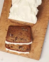 Banana Bread Use The Cream Cheese Frosting In The Middle Of The Loaf Rather Than The Top Best Banana Bread Banana Recipes Banana Bread Recipes
