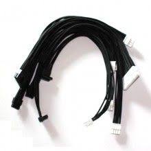 Black And White Sleeved Cables Silverstone Premium Single Sleeved Power Supply Modular Cables Set Black Sleeving White Connectors Modular Cables Connectors