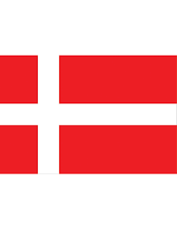 Die dänische flagge ist eine vertikale trikolore und zeigt in der mitte das nationale emblem. Danische Flagge Rot Weiss 90x150cm Gunstige Faschings Partydeko Zubehor Bei Karneval Megastore