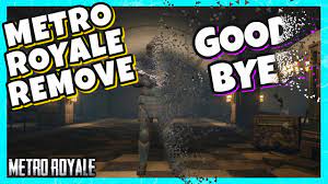 Good Bye Metro Royale Pubg Mobile Removes Metro Royale 1 5 Update Youtube