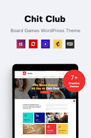 Chit Club Board Games Bar Anticafe Wordpress Theme Professional Web Design Board Game Bar Wordpress Theme