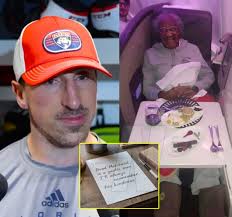 Brad Marchand Gives Up First Class Seat For Old Woman, Then The  Unbelievable Happens! In a world where kindness often goes unnoticed, Brad  Marchand hockey star proved that small acts of generosity