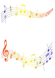 Coloured Musical Notes Border By Kirstylouisewilson On Deviantart Music Notes Background Music Notes Clip Art Borders