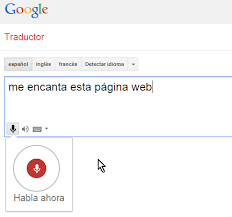 Los idiomas inglés, francés, alemán, portugués, español, chino, japonés, . Como Usar El Traductor De Google Con Voz Tecnicomo