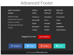 Since svgs are literally dom elements, we can slap a class on any one of them and animate them just the same way! Md Bootstrap On Twitter Get Our Material Design Bootstrap Footer Https T Co Uqaxkyxec5 Css Html Bootstrap Webdesign Webdevelopment Https T Co Foct804ouf