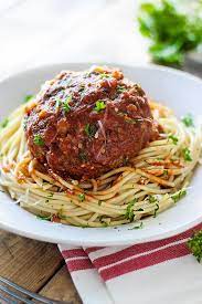 Mozzarella Stuffed Meatball Pasta Recipe Mozzarella Stuffed Meatballs Beef Recipes Meatball Pasta