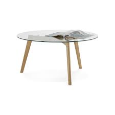 Son allure sobre et minimaliste lui permettra de s'intégrer dans tout type d'univers. Table Basse Style Scandinave Tarot En Verre Et Chene Massif Amp Story 3762
