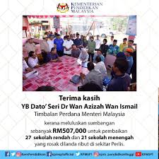 Isu pribumi amankan pm malaysia dari banjir tuduhan korupsi. Kpm No Twitter Sebanyak 38 Buah Sekolah Di Perlis Mengalami Kerosakan Akibat Ribut Yang Melanda Penghargaan Kami Kepada Yab Datuk Seri Wan Azizah Wan Ismail Timbalan Perdana Menteri Kerana Meluluskan Sumbangan Membaiki