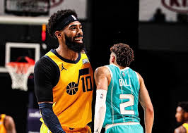 The charlotte hornets' roster was updated ahead of the team's first preseason game on saturday against toronto and featured a particularly interesting bit of information. An Actual Photo Showing The Height Difference Between Mike Conley And Lamelo Ball Utahjazz