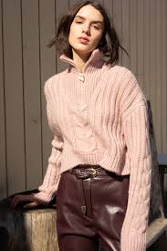 Also set sale alerts and shop exclusive offers only on shopstyle. Nanushka Cropped Cable Knit Sweater The Fold