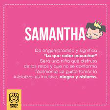 Significado Del Nombre Samanta