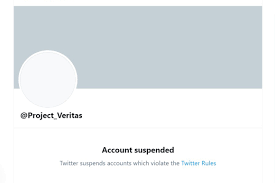 …they described that they were going to have more content filtering, and right after that happened a lot of the content creators started to get demonetized, and their videos started to get deranked. Twitter Suspends Project Veritas Account Politico