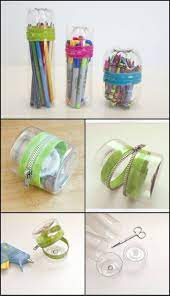 Stationary Supply Storage Diy For All Plastic Crafts Diy Plastic Bottle Plastic Bottle Crafts