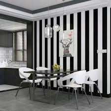 Warna cat rumah minimalis hitam putih archives arcadia. Wallpaper Dinding Kamar Tidur Monokrom Garis Hitam Putih Sticker Dekorasi Ruang Tamu Rumah Cafe Shopee Indonesia