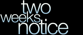 O yanlışlıkla cinayetle suçlanır.daha sonra o lösemiye yakalanmış genç bir kızı olduğunu öğrenir. Two Weeks Notice Netflix
