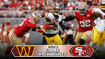 Washington Commanders vs San Francisco 49ers Game Highlights