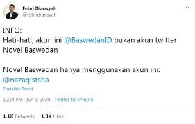 By kami bersama novel baswedan · updated about 3 years ago. Cek Fakta Hati Hati Akun Twitter Palsu Mengatasnamakan Novel Baswedan Merdeka Com