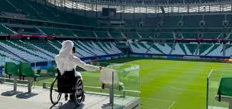 استاد المدينة التعليمية‎), is a proposed football stadium which will be built in doha, qatar, in time for the 2022 fifa world cup. Alkass Digital Accessibility Forum Members Visit Education City Stadium